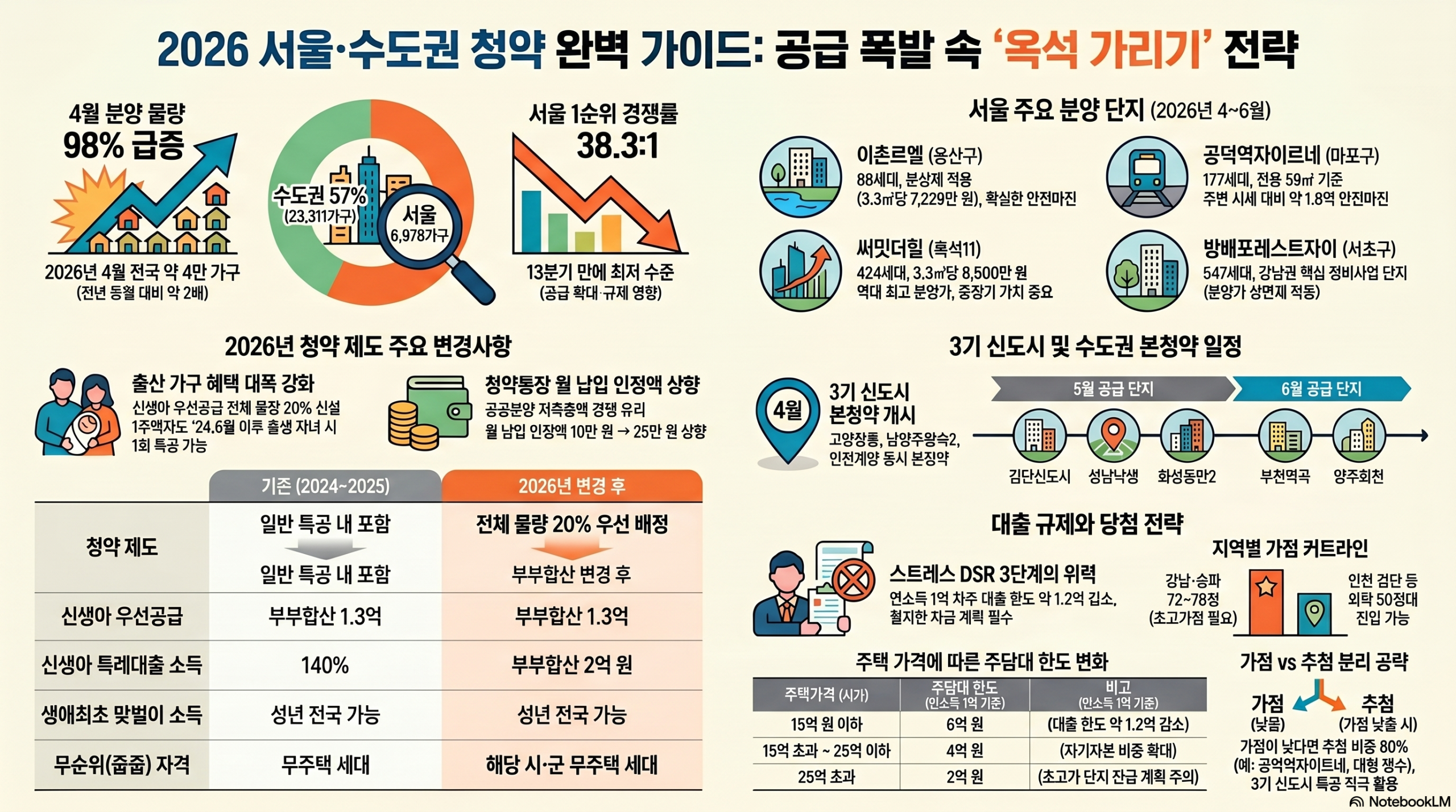 2026 서울 수도권 청약 인포그래픽