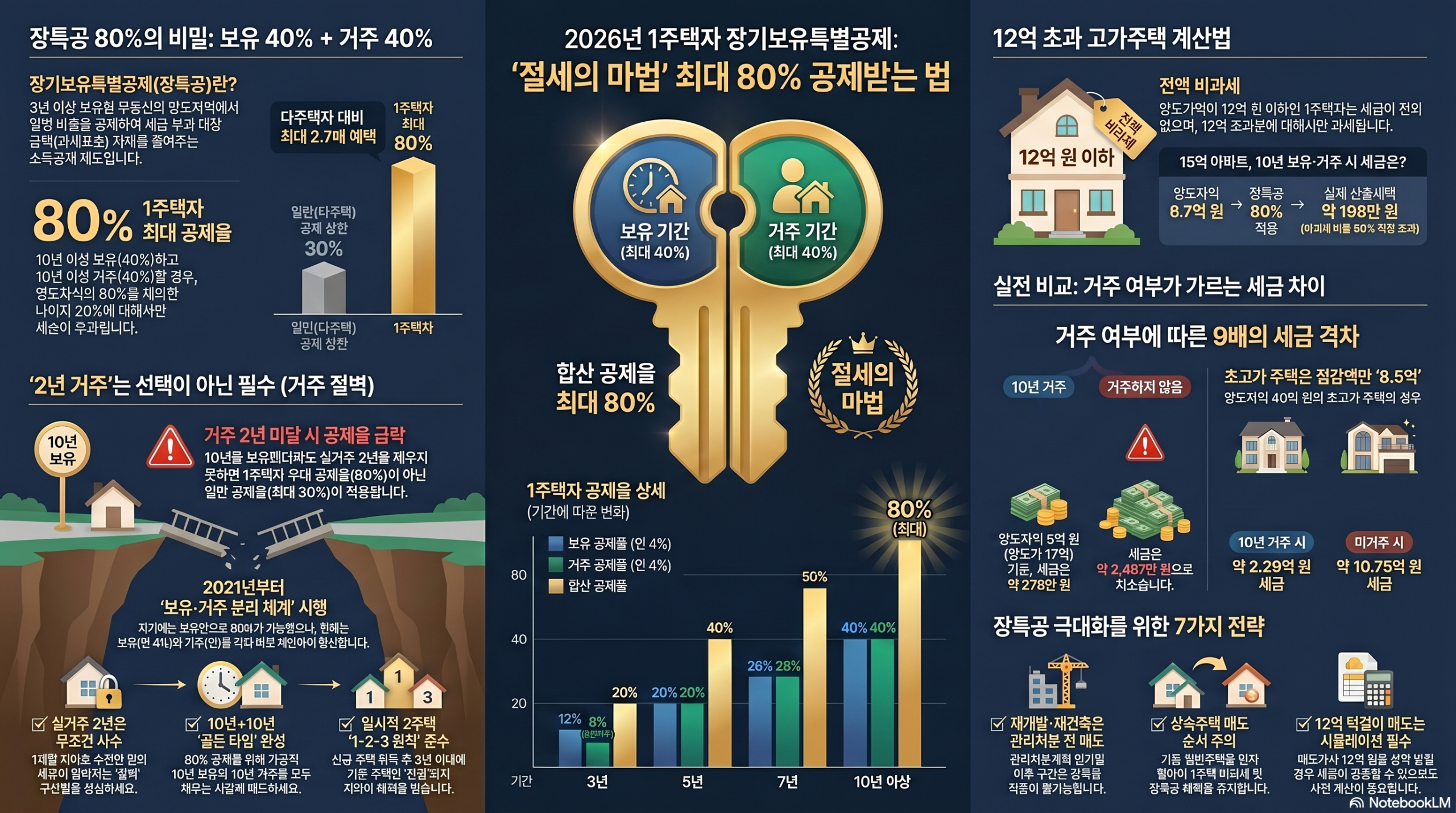 1주택자 장기보유특별공제 인포그래픽